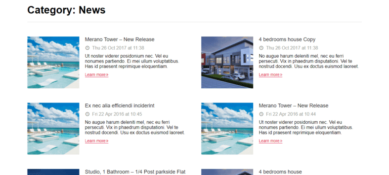Сайт за недвижими имоти с дизайн по шаблон Project