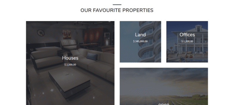 Сайт за недвижими имоти с дизайн по шаблон Portal