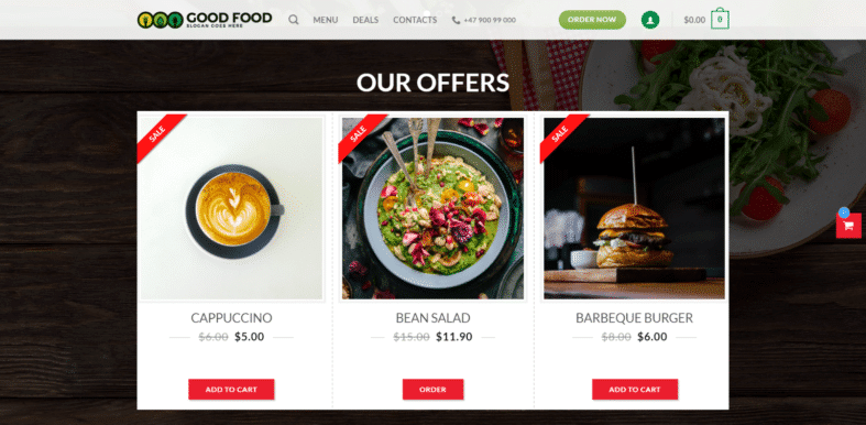 Сайт за онлайн поръчки на храна