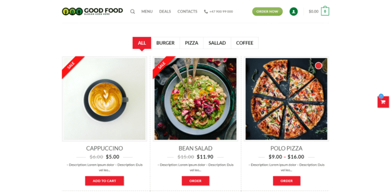 Сайт за онлайн поръчки на храна